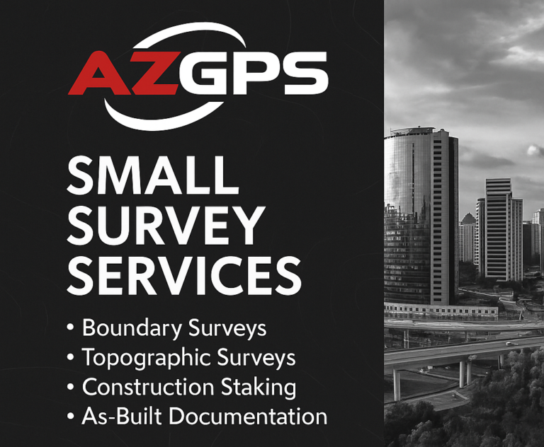 AZGPS Small Survey Services: Precision Built for Central Arizona